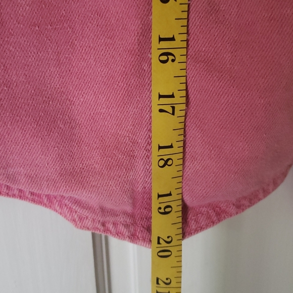 Pink Denim Jacket Sz M - Picture 4 of 6